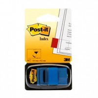 Märkflik Post-it Index 1/1" (25,4x43,2mm) 680-2, Blå, 50 flikar/fp Märkflik Post-it Index 1/1" (25,4x43,2mm) 680-2, Blå, 50 flikar/fp