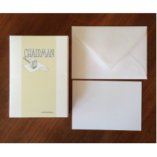 Chairman Linnepressat Korrespondensförp. 15 kort, 15 kuvert