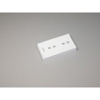 Biljettblock ,1-100, Vit, 10 block/fp Biljettblock ,1-100, Vit, 10 block/fp