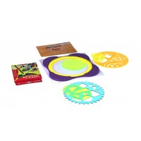 Spirograf/Spirogyro Quercetti Spirogiro Mandala ritset med ritmallar+pennor