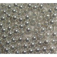 Metallpärlor, silver 250/fp