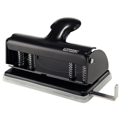 Hålslag Rapid Servo+ Plus, Svensk standard-hålning (triohålning), metall, 10 ark, Svart (Black Magic) Hålslag Rapid Servo+ Plus, Svensk standard-hålning (triohålning), metall, 10 ark, Svart (Black Magic)