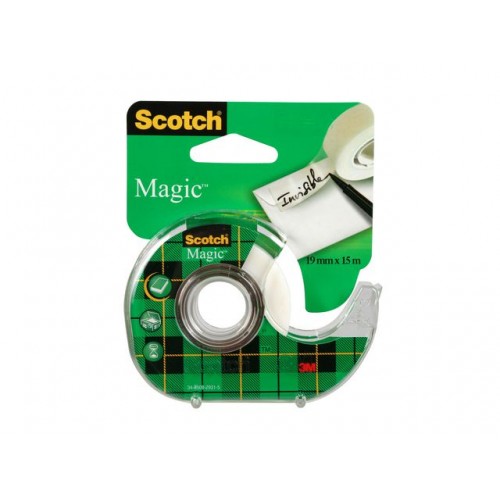 Dokumenttejp Scotch 810 med hållare 15m x 19mm 12/fp