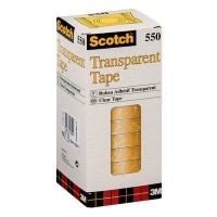 Kontorstejp Scotch 550 33m x 15mm klar 10/fp Kontorstejp Scotch 550 33m x 15mm klar 10/fp