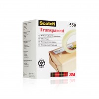 Kontorstejp Scotch 550 66m x 19mm klar 8/fp Kontorstejp Scotch 550 66m x 19mm klar 8/fp