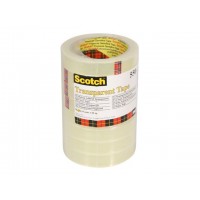 Kontorstejp Scotch 550 66m x 19mm klar 8/fp Kontorstejp Scotch 550 66m x 19mm klar 8/fp