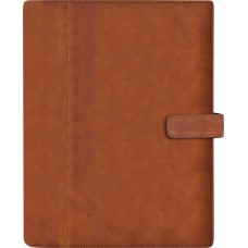 Burde Business Systemkalender brunt skinn