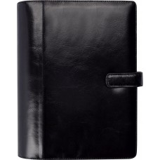 Burde Business Systemkalender svart skinn