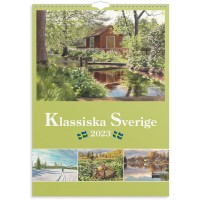 Väggkalender Burde 1733 Klassiska Sverige, 297x420mm (A3)