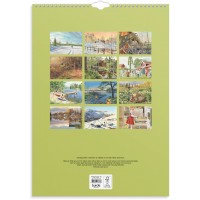 Väggkalender Burde 1733 Klassiska Sverige, 297x420mm (A3)