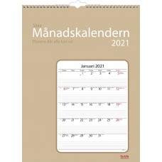 Burde Stora Månadskalendern