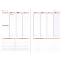 Burde Life Planner Apricot