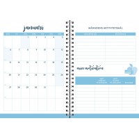 Temakalender, Fitness & Food Planner, Burde 1229 