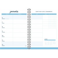 Temakalender, Fitness & Food Planner, Burde 1229 