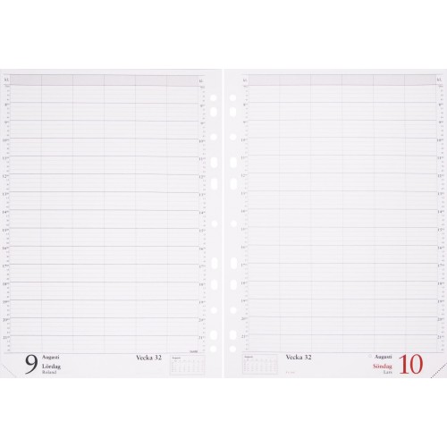 Burde Bokningsjournalen refill svart kartong Burde Bokningsjournalen refill svart kartong