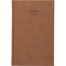 Dagbok Burde 1029 Dagbok Cognac konstläder