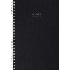 Burde Veckojournal refill svart kartong