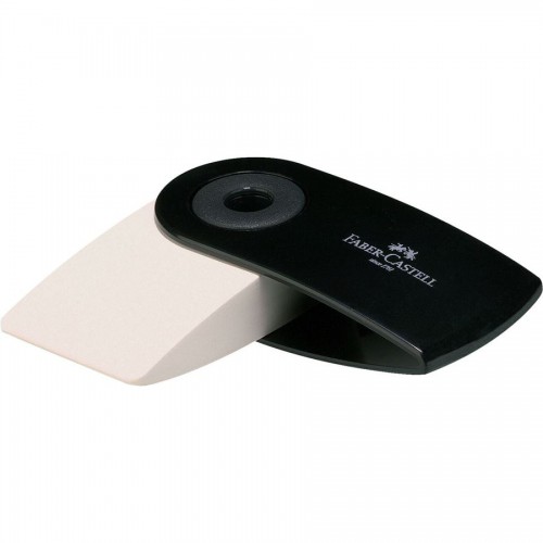 Radergummi Faber-Castell Sleeve Eraser, Svart 1/fp Radergummi Faber-Castell Sleeve Eraser, Svart 1/fp
