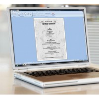 Kopieringspapper Sigel Marmor/Marble Grey (T1 080) A4 90g, 250 ark/fp (XXL Superpack) marmorpapper, marmorerat papper