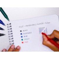 Kulpenna "korsordspenna" Pilot Frixion Clicker 10 BLRT-FR10-L Broad 1,0mm (raderbart bläck) Blå