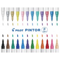 Märkpenna Pilot Pintor Marker Fine 2,9mm Classic, 6 färger/fp