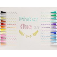 Märkpenna Pilot Pintor Marker Fine 2,9mm Classic, 6 färger/fp