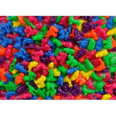 Plastpärlor, Djur med stora hål 250/fp