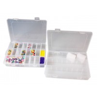 Pärlask/Pysselförvaringslåda, 200 x 130 mm, 24 fack