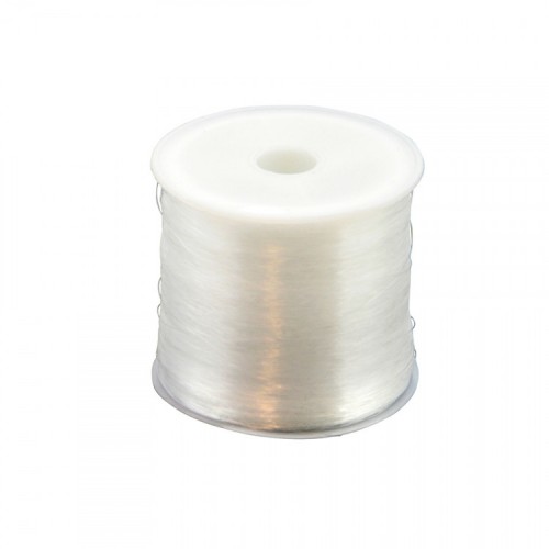 Elastisk tråd, 0,6 mm, 50 meter, Transparent Elastisk tråd, 0,6 mm, 50 meter, Transparent