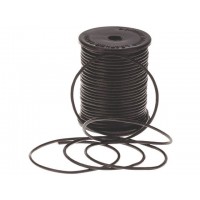 Läderrem/Lädersnöre, rund, 2 mm, 22,5 meter, Svart Läderrem/Lädersnöre, rund, 2 mm, 22,5 meter, Svart