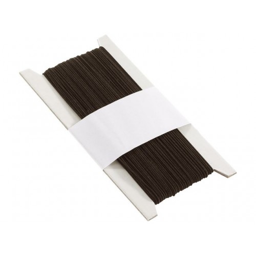 Halsbandssnodd elastisk, 1 mm, 25 meter, Svart Halsbandssnodd elastisk, 1 mm, 25 meter, Svart