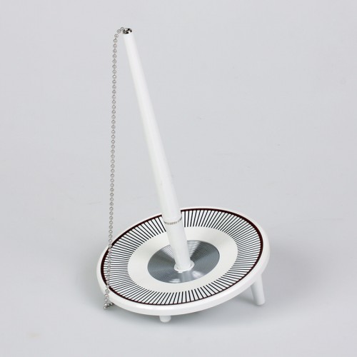 Kulspetspenna med ställ Ballograf Epoca Bank DeskSet Stig Lindberg Ribb (med kedja)