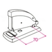 Häftapparat Zenith 520 GOLD, 50 ark, Röd/Guld, Red/Gold