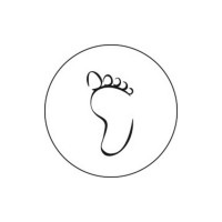Sigillstämpel J.Herbin, Fot (Baby Foot, H403/62)