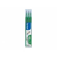 Patron/Refill BLS-FR5-S3-G Fine (F) 0,5mm till Pilot Frixion Ball, Grön 3/fp