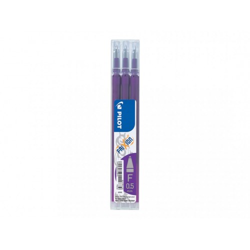 Patron/Refill BLS-FR5-S3-V Fine (F) 0,5mm till Pilot Frixion Ball, Violett/Lila 3/fp