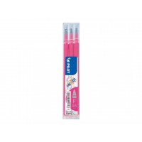 Patron/Refill BLS-FR5-S3-P Fine (F) 0,5mm till Pilot Frixion Ball, Rosa 3/fp