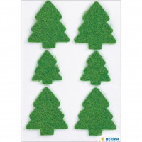 Juletiketter: Dekorationsetiketter Stickers Herma Magic 6549, Julmotiv, Julgran i filt, 6 etiketter/fp Juletiketter: Dekorationsetiketter Stickers Herma Magic 6549, Julmotiv, Julgran i filt, 6 etiketter/fp