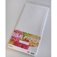 Silkespapper 50x70cm, Vit, 10 ark/fp