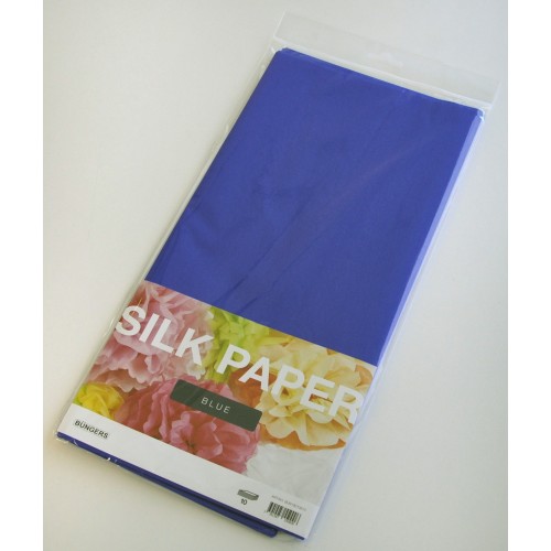 Silkespapper 50x70cm, Mörkblå, 10 ark/fp Silkespapper 50x70cm, Mörkblå, 10 ark/fp