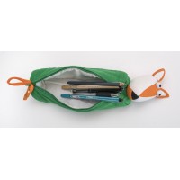 Pennfodral/Pennskrin av tyg, 25x6cm, Räv, Rättvis Handel (Fair trade)