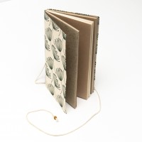 Anteckningsbok Grön 18x10cm, Rättvis Handel (Fair trade)