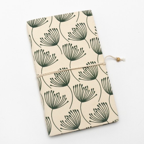 Anteckningsbok Grön 18x10cm, Rättvis Handel (Fair trade)