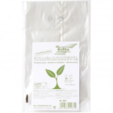 Cellofanpåse, transparent, glasklar, 115x190mm, 10/fp