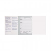 Dagboken för bygg - Förenklad, 30 dagar (30 x 2 blad), självkopierande papper, Karbonpapper