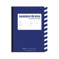 Dagboken för bygg - Förenklad, 30 dagar (30 x 2 blad), självkopierande papper