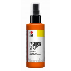 Textilsprayfärg: Textilfärg, sprayflaska Marabu Fashion Spray, 100ml, Red Orange (023)
