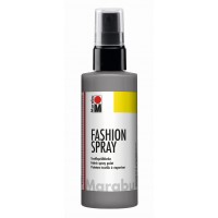 Textilsprayfärg: Textilfärg, sprayflaska Marabu Fashion Spray, 100ml, Grey (078)