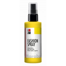 Textilsprayfärg: Textilfärg, sprayflaska Marabu Fashion Spray, 100ml, Sunshine Yellow, solgul (220)