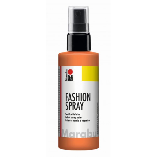 Textilsprayfärg: Textilfärg, sprayflaska Marabu Fashion Spray, 100ml, Tangerine (225)